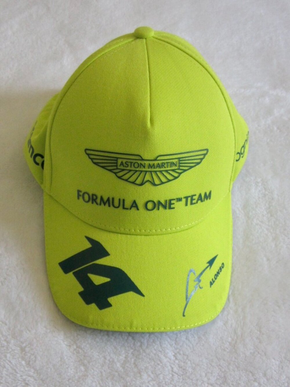 NWT ASTON MARTIN Formula One Team x Boss Fernando Alonso Cap Hat Kids